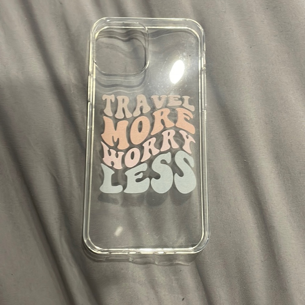 Travel more worry less IPhone 12 case